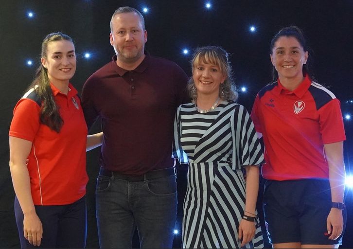 Pre-Wembley celebration on behalf of BMC Analysis as women’s kit partners Head Image